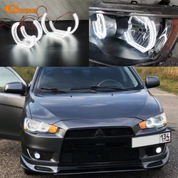 For Mitsubishi Lancer VIII 10 X EVO Galant Fortis Proton Inspira Ultra Bright DTM M4 Style Led Angel Eyes Kit Halo Rings