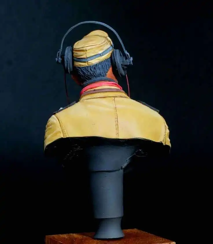 military armored corps lieutenant Germany and Africa Collectible Unassembled Sculpture for Hobbyists