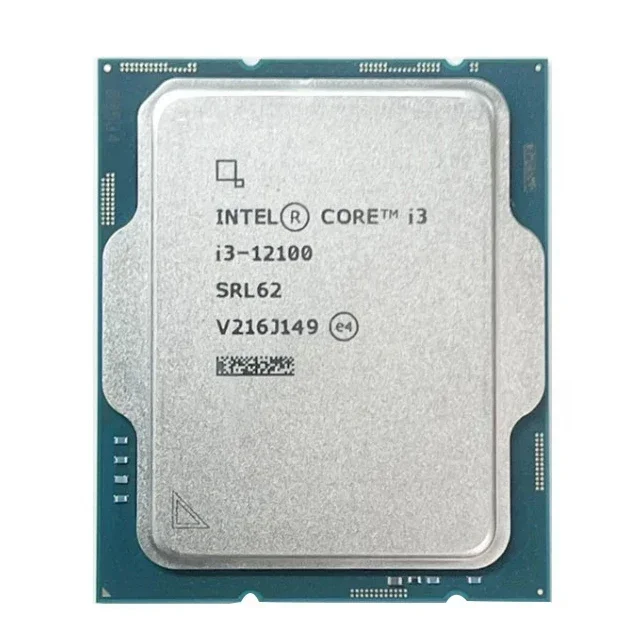 

Core i3-12100 i3 12100 3.3 GHz 4-Core 8-Thread CPU Processor L3=12M 60W Support DDR4 DDR5 Desktop CPU Socket LGA 1700