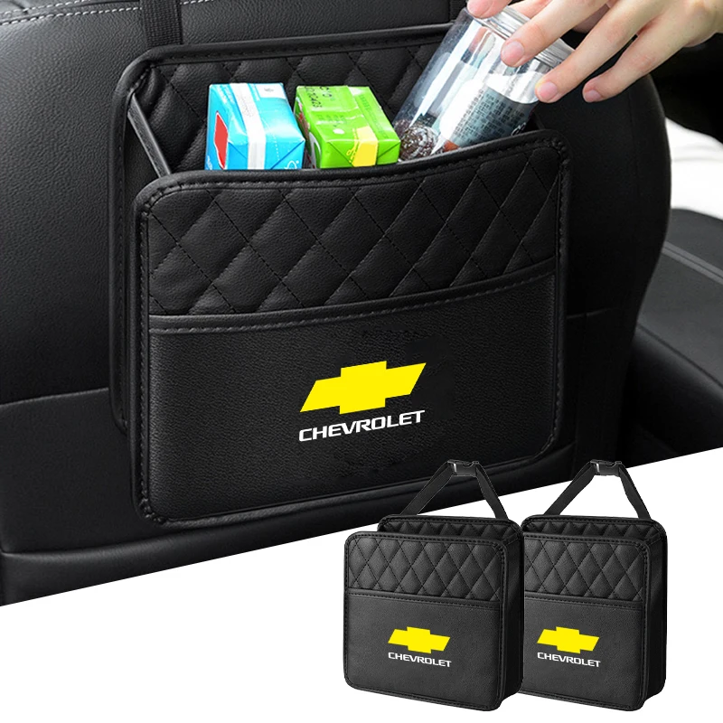 Car Seat Organizer Multifunctional Back Multi Pocket Storage Bag For Chevrolet Trax Cruze Malibu Camaro Cavalier Equinox Orlando