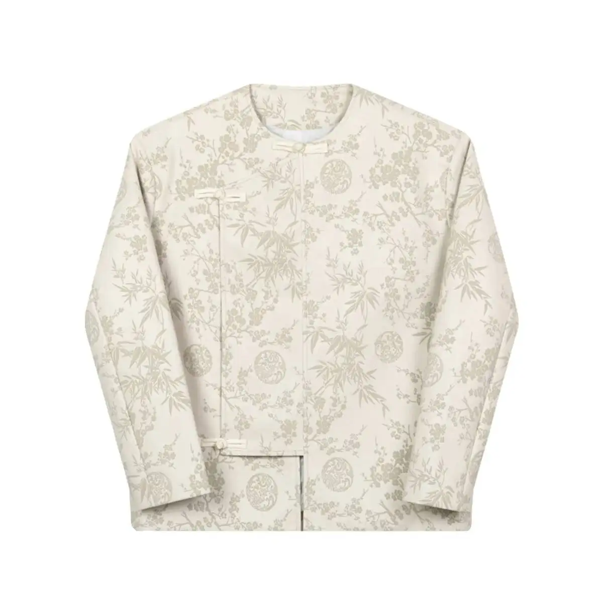 Umi mao yamamoto casaco escuro design exclusivo impressão novo botão chinês casaco curto inclinado frente solta jaqueta de couro do plutônio feminino masculino