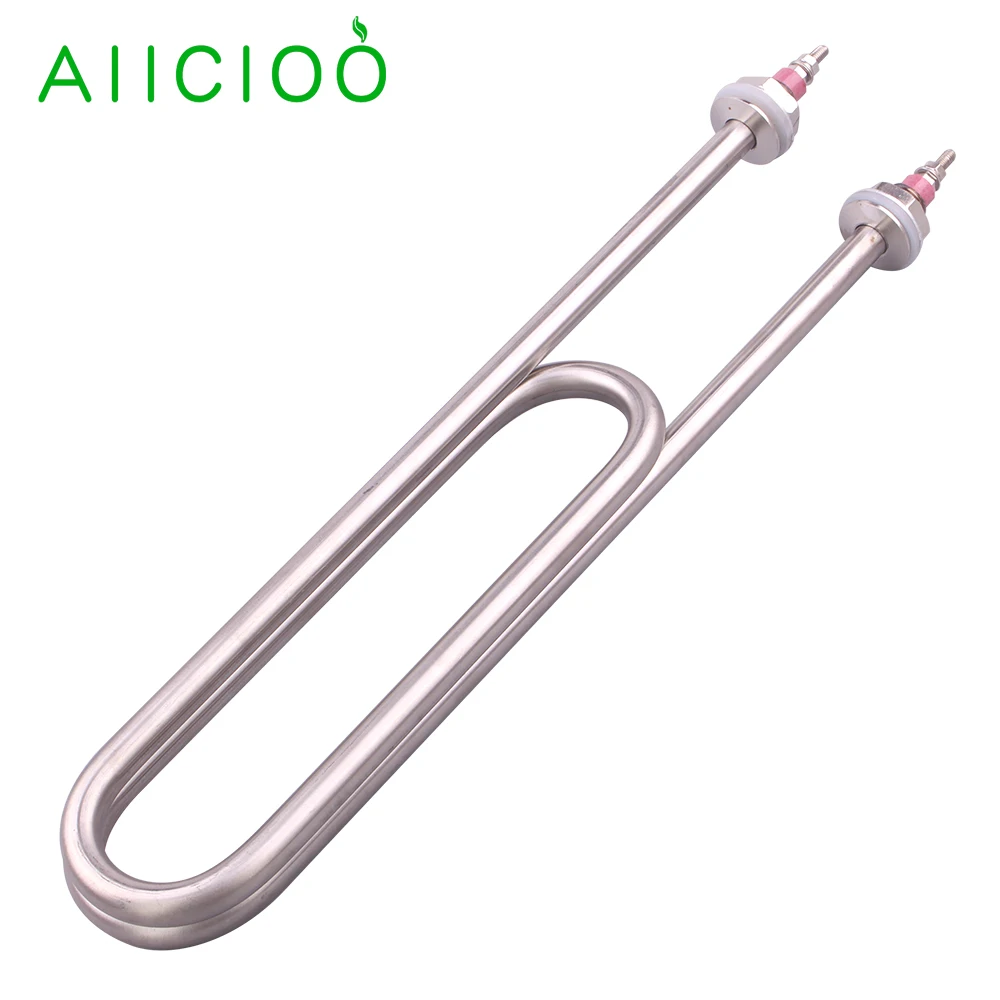 220v/380v Electric Tubular Heater  with M16/M18 Thread U Shape Water Immersion Heating Element Steam box/Towel Truck/Boiler