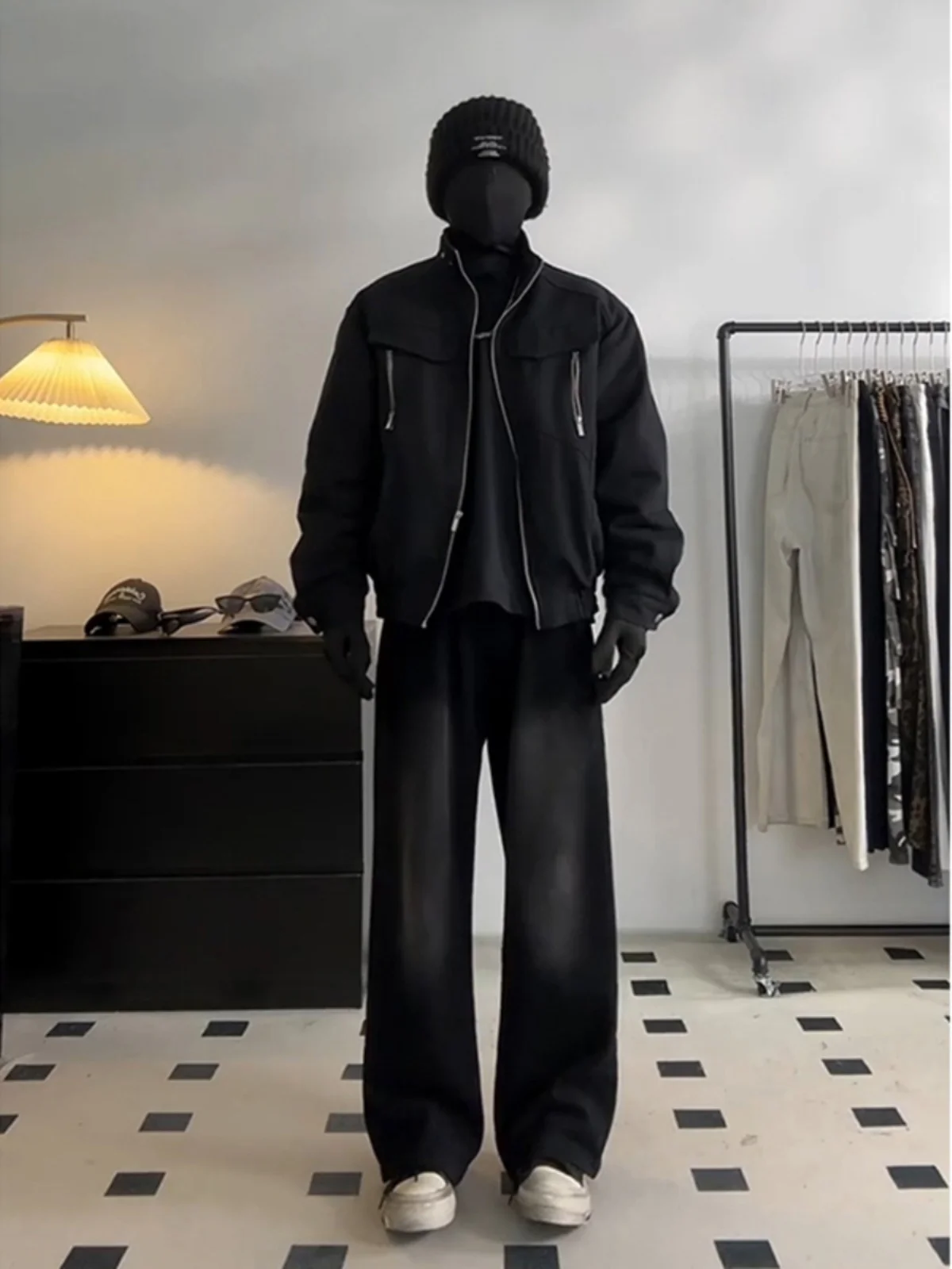 

Лимитированная серия: Бейсбольная куртка из канваса «Год Змеи» для мужчин, весна-осень, плотная рабочая одежда в американском стиле