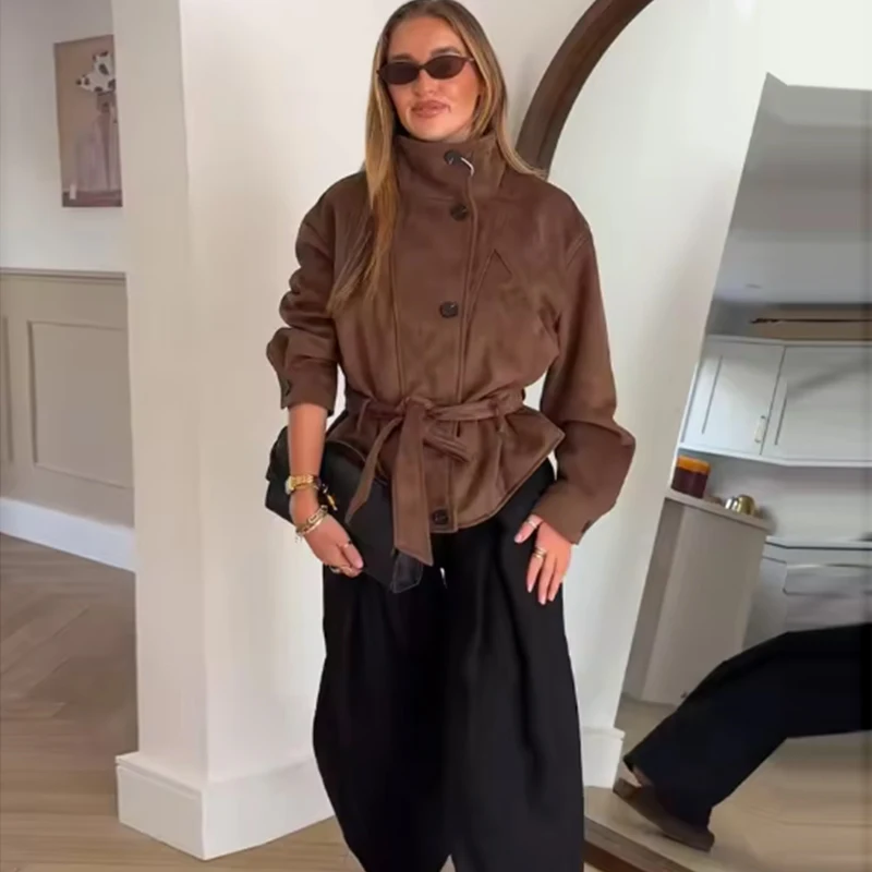 Autumn Women's New Jackets 2026 New Chic Loose Women's Warm Youth Jackets Blouse Fall Chic Street Casual Outerwear Coats