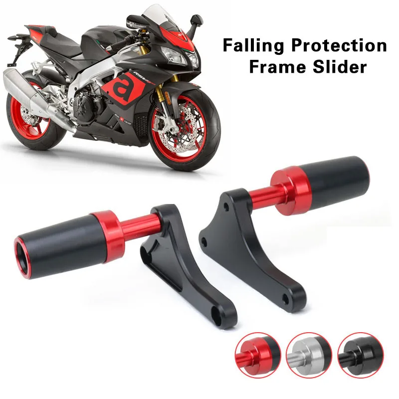 

Motorcycle CNC Falling Protection Frame Slider Fairing Guard Crash Pad Protector For Aprilia RSV4 RR RSV4 RF 2021 2022 2023