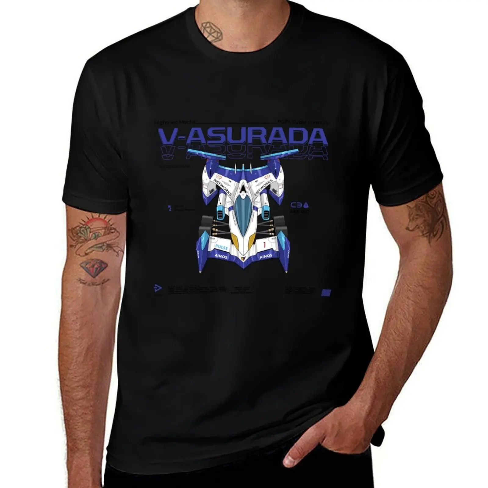 

Cyber Formula : Sugo - V-Asurada AKF-0/G detailed illustration with urban graphic design T-Shirt