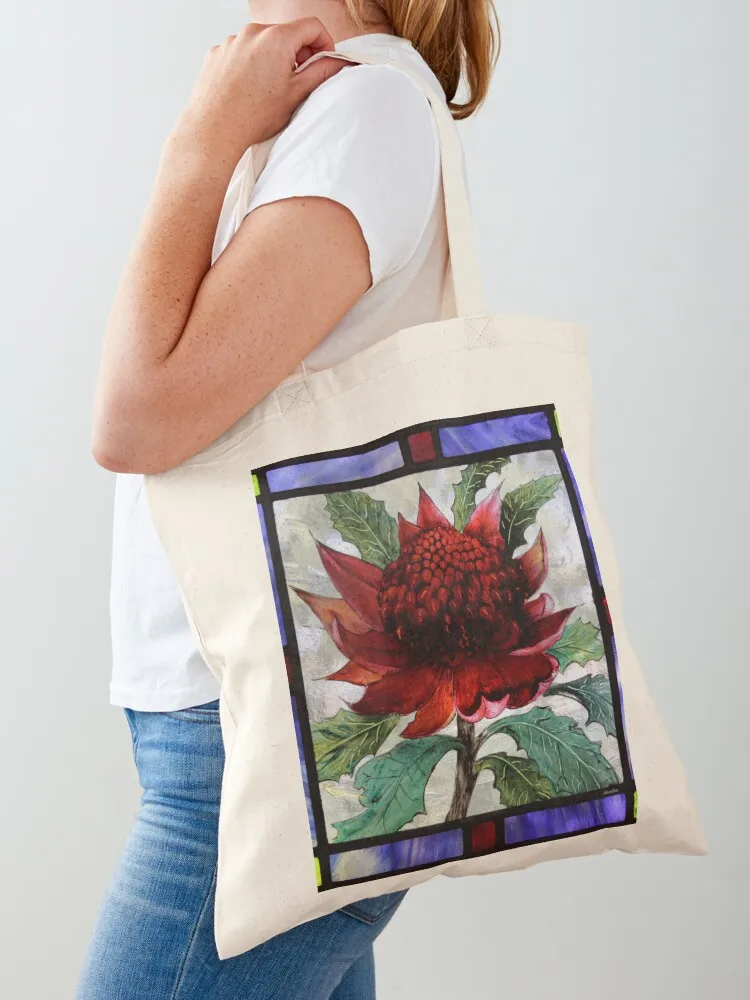 

Telopea speciosissima Tote Bag tote bag men's canvas shopping bag Women's shopper shopping trolley