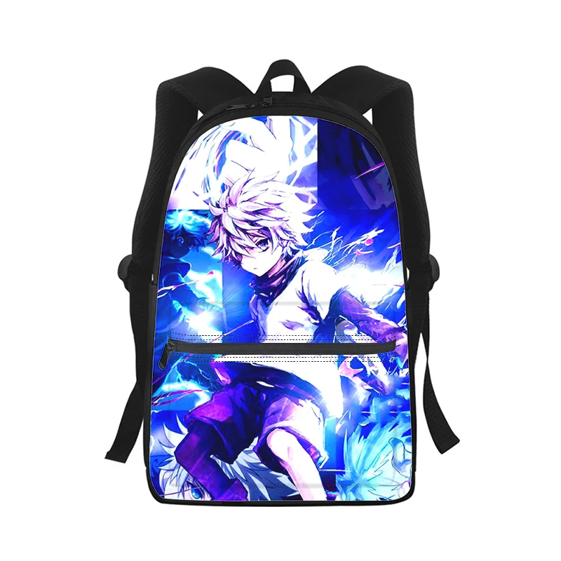 HUNTER×HUNTER Anime Men Women Backpack 3D Print Fashion Student School Bag Laptop Backpack Kids Travel Shoulder Bag