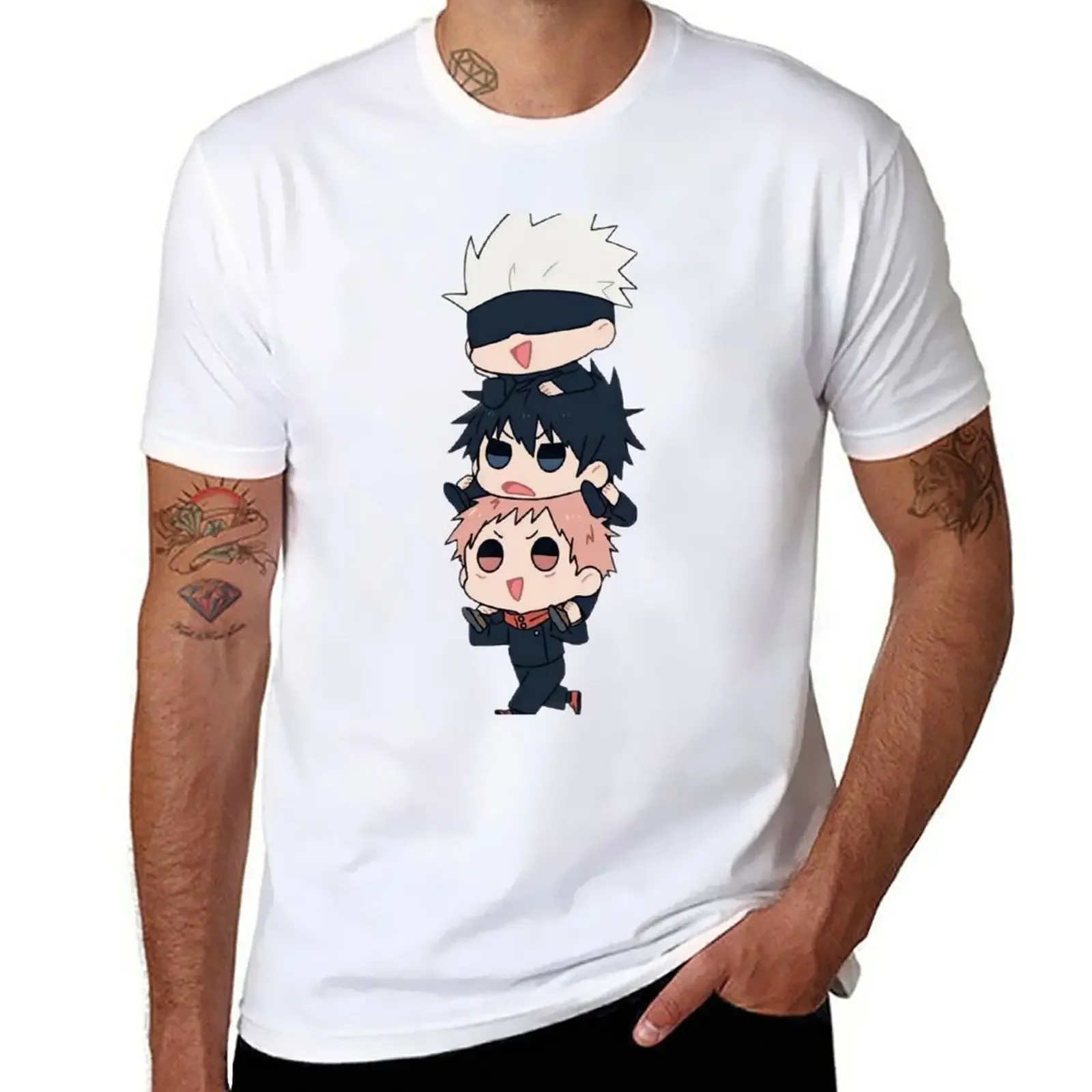 

New Cute chibi Animation T-Shirt quick-drying t-shirt anime clothes hippie clothes vintage t shirt mens funny t shirts