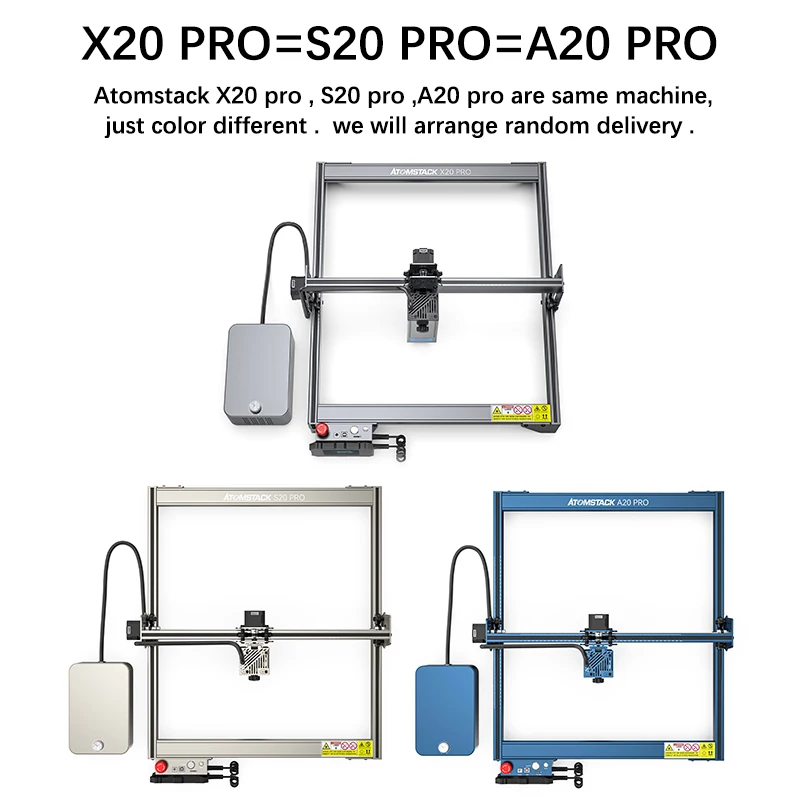 ATOMSTACK X20 S20 A20 PRO 130W Grabador Laser Madera Laser Engraver With Air Assist Pump 850*400mm Large Area Extender Kits