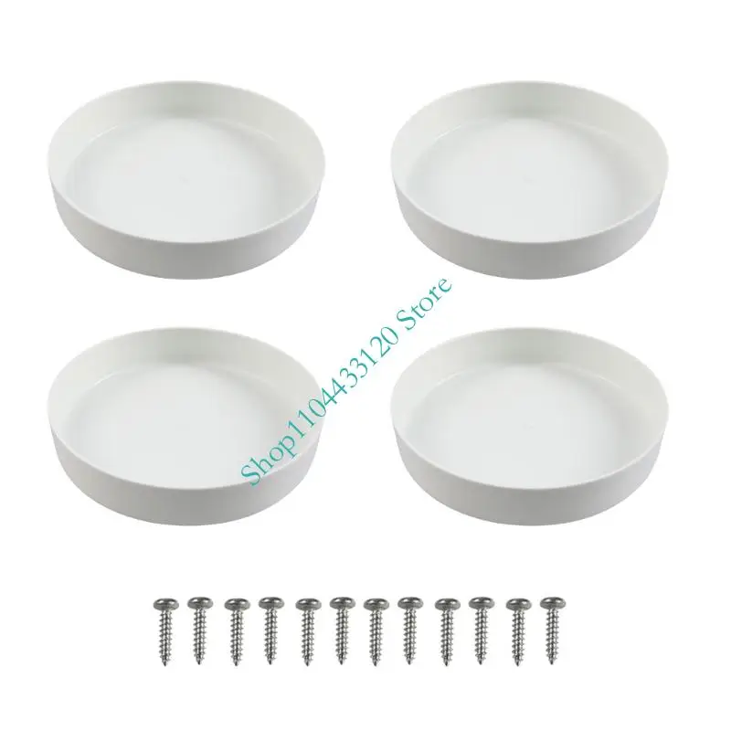 0XXD 4Pcs 9Inch Round Dock Post Headpieces Aesthetic Protective Canopies For Beach Installations