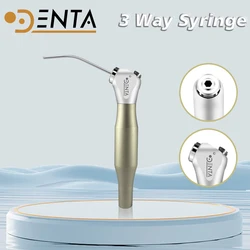 Golden Dental Air Water 3 Triple three Way Syringe Handpiece with 2 Nozzles Tips Tubing Tubes Fit KAVO SIRONA FONA clean Tools