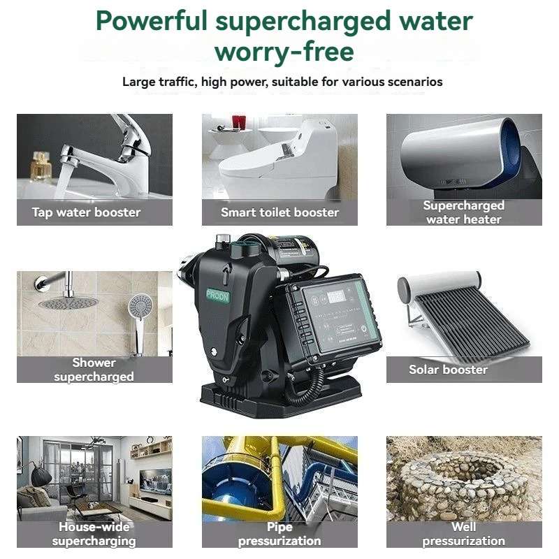 Vortex Frequency Conversion Pump,1WZB-35DC/45DC Permanent Magnet Motor,Digital Button Anti-freeze Mode,Home Use Constant Voltage