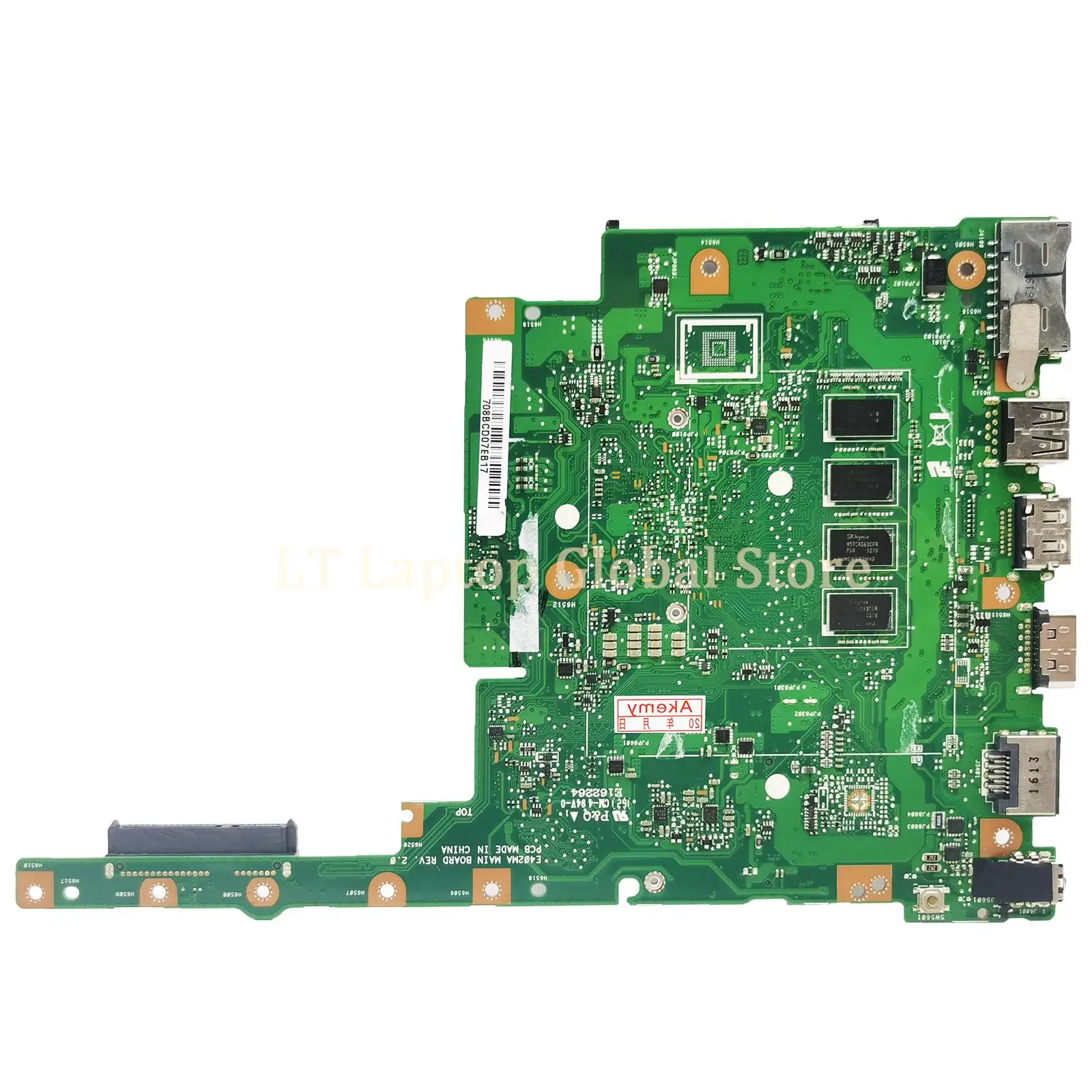 Lt laptop e402ma mainboard für asus e502ma f402ma f502ma x402ma x502ma l402ma l502ma motherboard n2940 n3540 4gb/ram