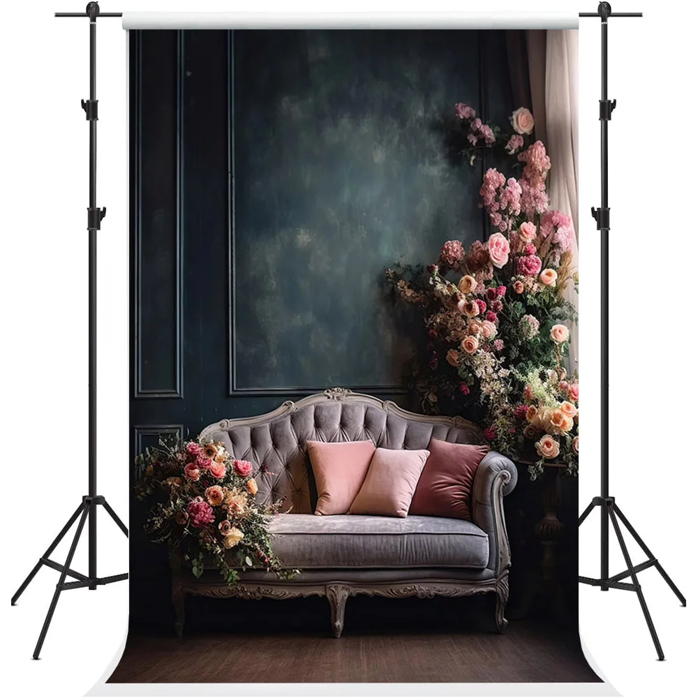 Mehofond خلفية التصوير الفوتوغرافي ، الرجعية الجدار الأوروبي ، زهرة الوردي ، عيد ميلاد الزفاف ، الأمومة صورة ديكور ، خلفية للصور استوديو