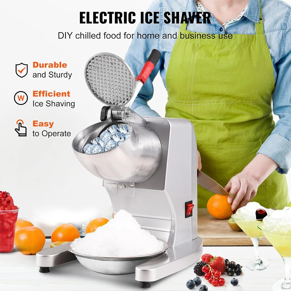 HK300F High-Speed Ice Crusher Ideal for Parties, Snacks, and Refreshing Treats
