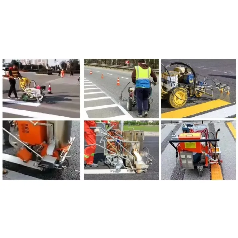 

HeavyDuty Road Striper LineMarker Machine Reflective Thermoplastic Sprayer for Highways WarehouseFloor Athletic Track Customized