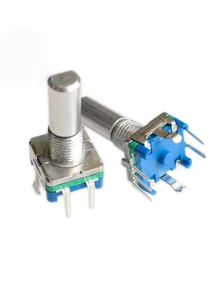 Rotary encoder, coding switch/EC11/audio digital potentiometer with switch, five-pin handle, length 20MM