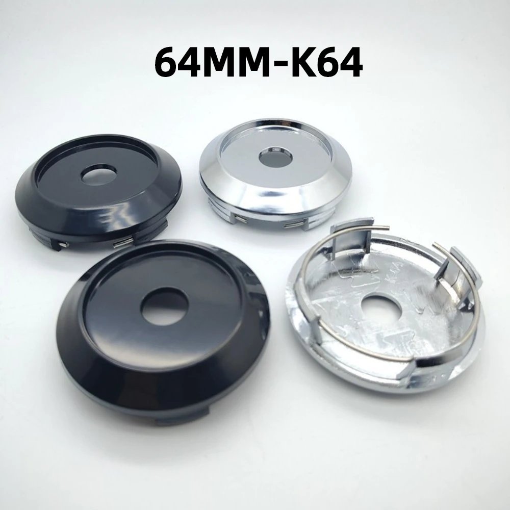 

4pcs ABS 64mm ( 60mm Inner ) Car Wheel Center Caps Rim Centre Hub Cover Accessories for Volvo Renault 45mm Logo Emblem Sticker