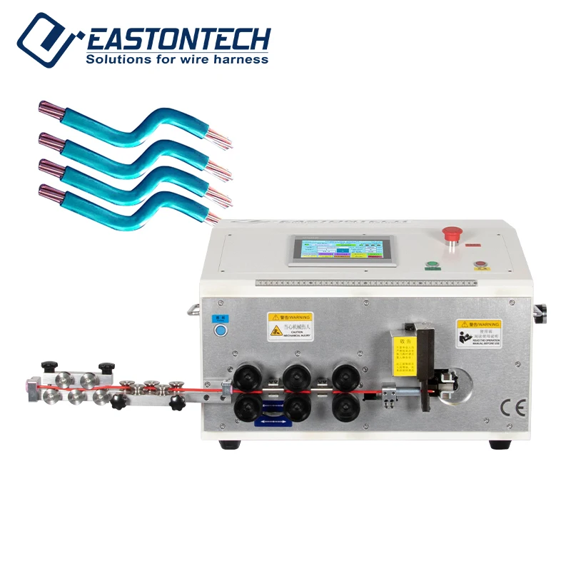 EASTONTECH Automatic Small 2d Wire Cutting Stripping Bending Machine EW-08C for Sale Wholesale Price Cable Curved with Any Angle