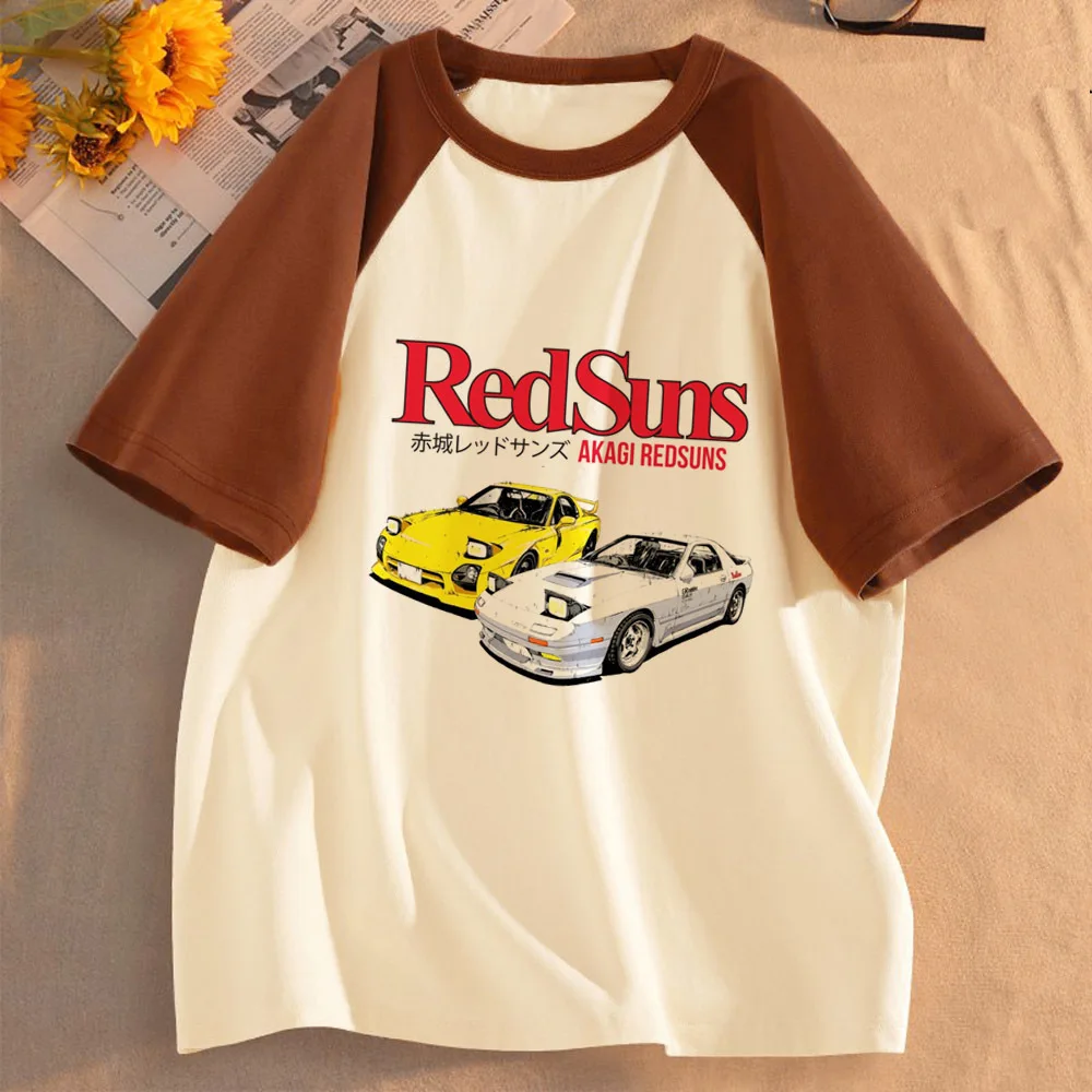 Initial d tshirt shoujo Retro baddie party grunge kawaii t shirt gothic emo japanese jojifuku gyaru