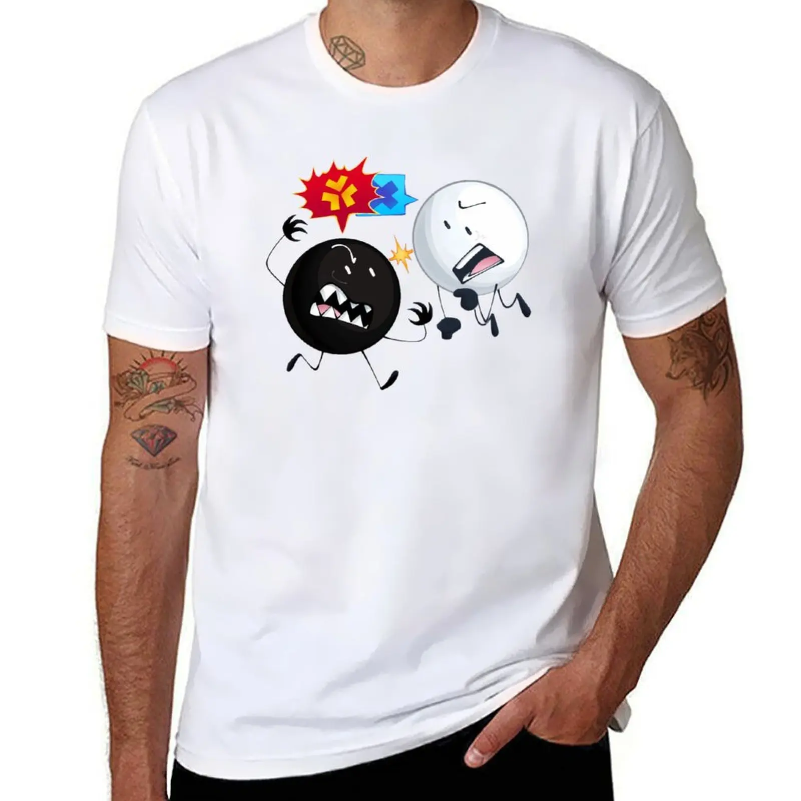 

slim T-Shirt t t Clashing shirt for man man for fit essential shirt YinYang shirts t