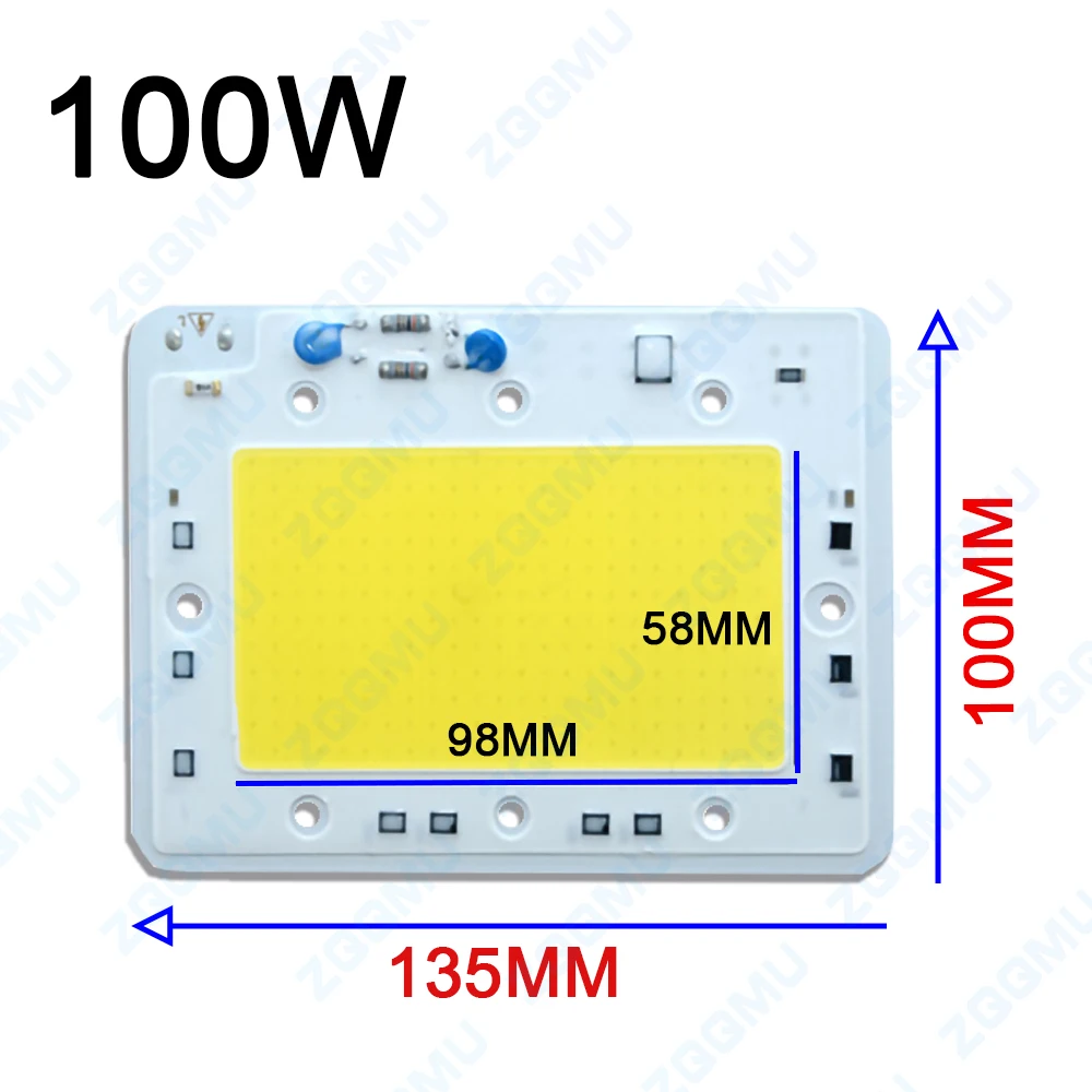 Imagem -05 - Motor de Projeção sem Motorista Fonte de Luz Integrada Cob ca Série 5054 50w 100w 150w 110v 220v