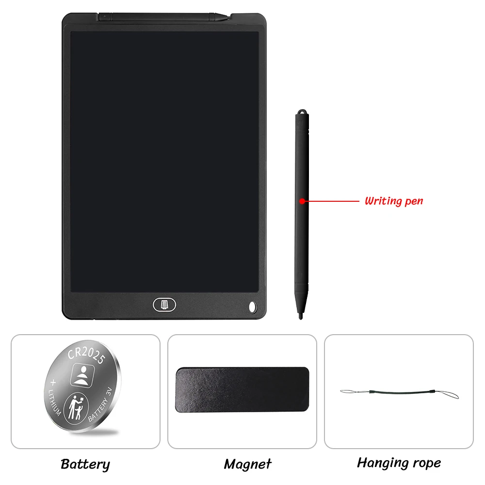 LCD Writing Tablet Kids Drawing Board 12 Inch Etch Sketch Doodle Board Erasable Learning Handwriting Pad Travel Toy Easter Gift