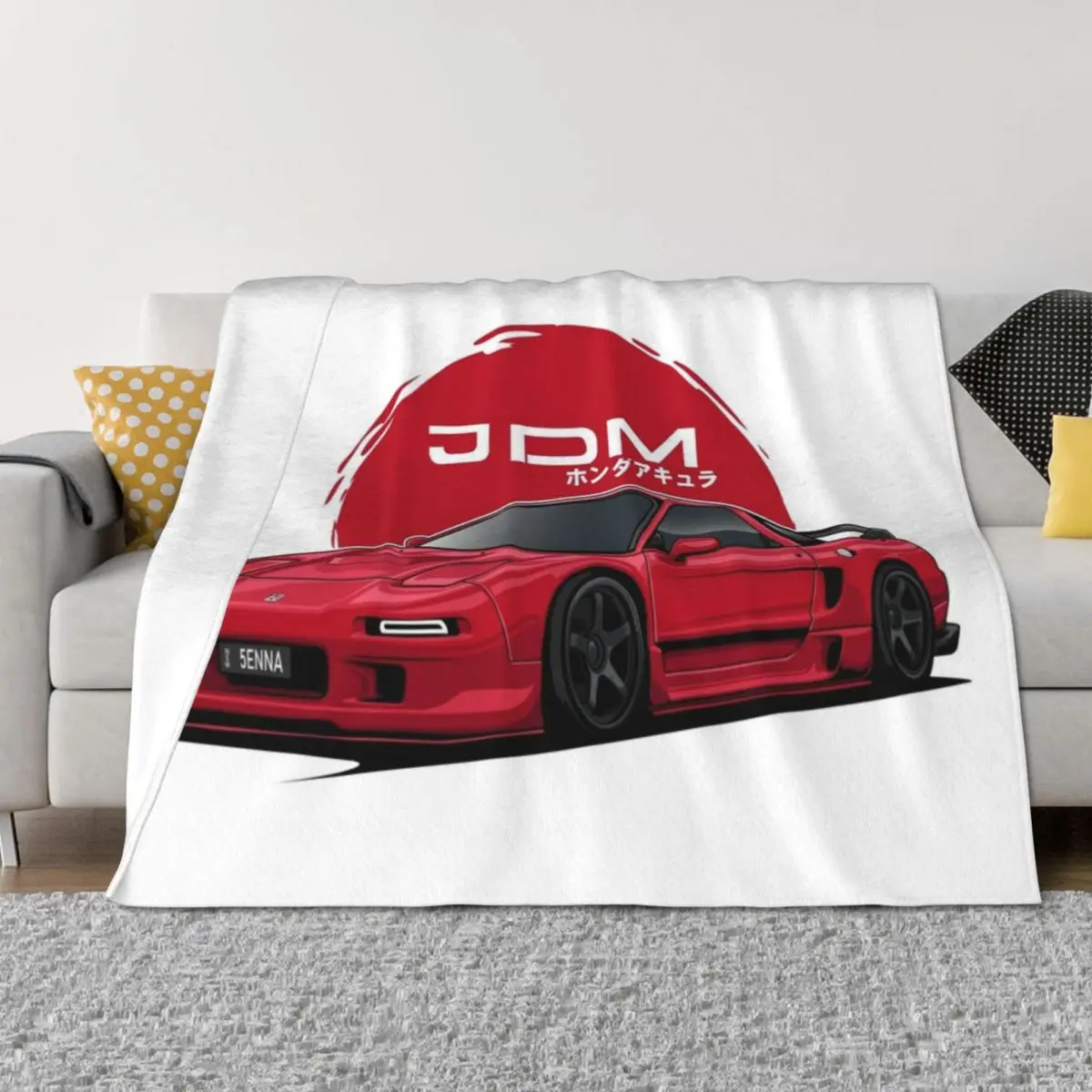 

5ENNA NSX Throw Blanket anime Flannels warm winter Kid'S Blankets