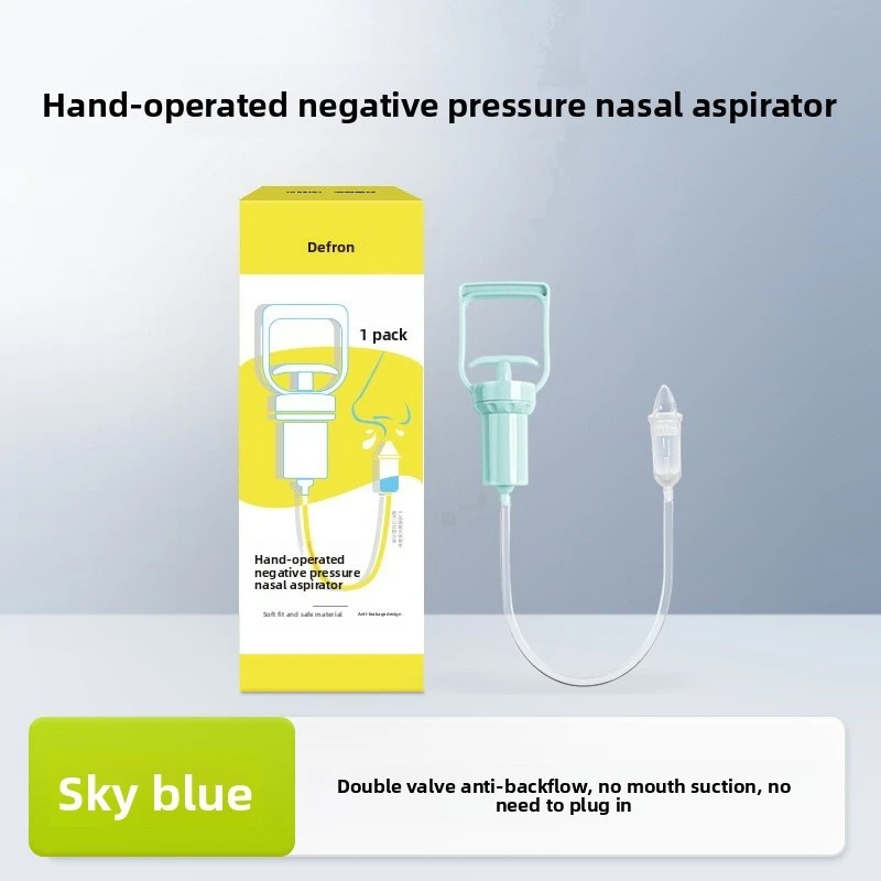 

Назальный аспиратор с ручным всасыванием для младенцев, нежный очиститель носа для новорожденных, снимает надежный нос в домашних условиях.
