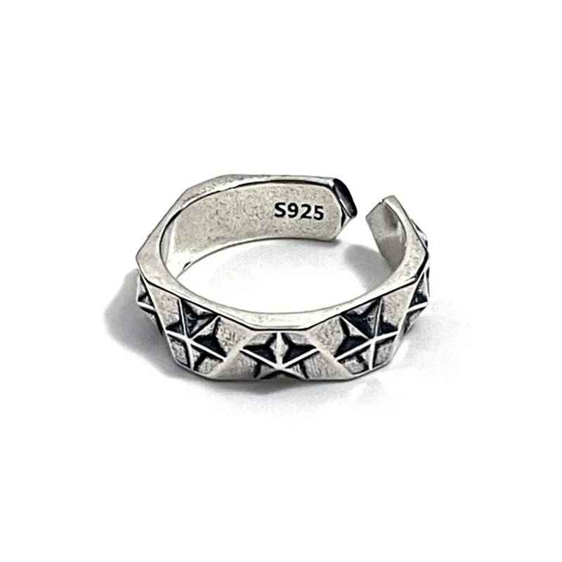 Pierścionki z gwiazdą ze srebra próby 925 dla kobiet, luksusowa biżuteria designerska, popularne produkty, akcesoria, sprzedaż hurtowa.