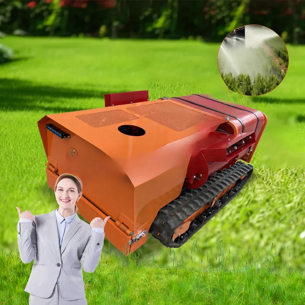 Hybrid Remote control agricultural self-propelled Automatic atomized machine robot crawler sprayer