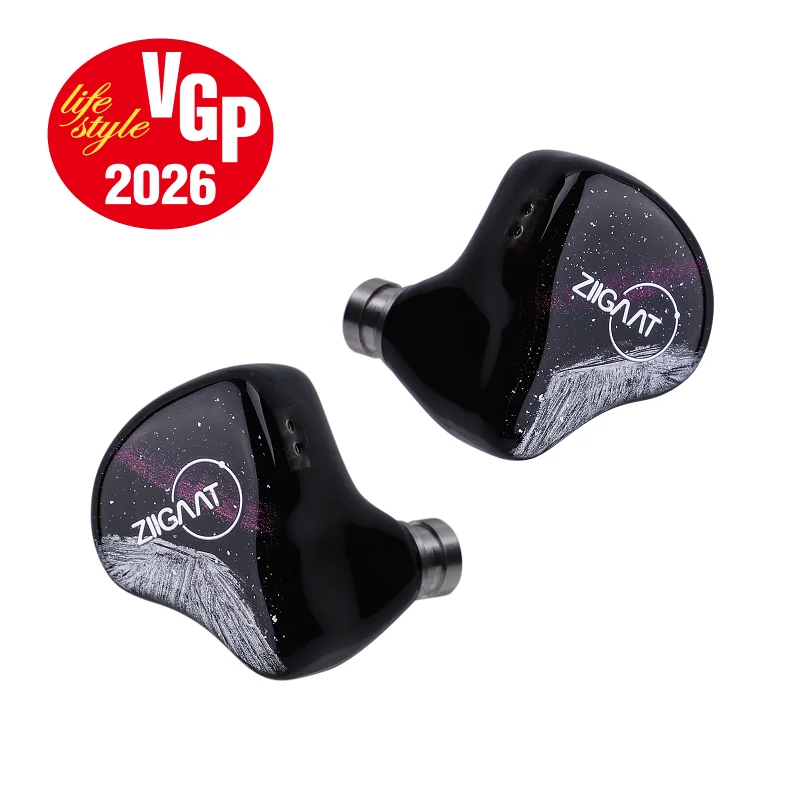 

Linsoul ZiiGaat Crescent Premium 2DD+2BA Hybrid Handcrafted Quality IEM Hifi Earphone with Interchangeable 2-pin Connector Cable