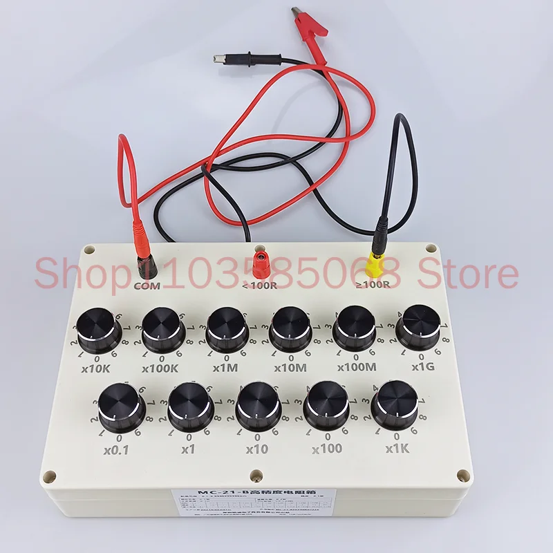 

Блок сопротивления, регулируемый высокоточный электронный исследование, экспериментальное учебное пособие, имитация реостата 0,1 ~ 9,9 г