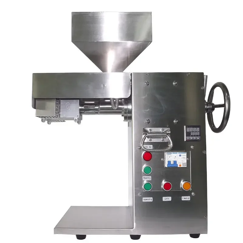 

Raw Sesame Olive Black Seed Coconut Oil Maker, Mini Commercial Home Use T15 Automatic Grade Screw Oil Press Machine