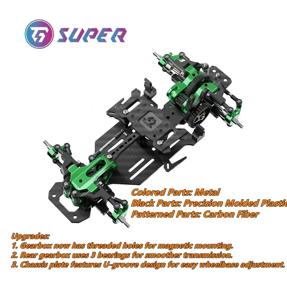 TG RACING TG Super 1/24 1/28 TT Version TG First RWD Drift Car