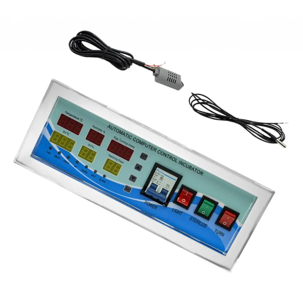 Temperature Humidity Sensor XM 18G Controller Integrated Incubator System with LED Display for Poultry Eggs Brooder