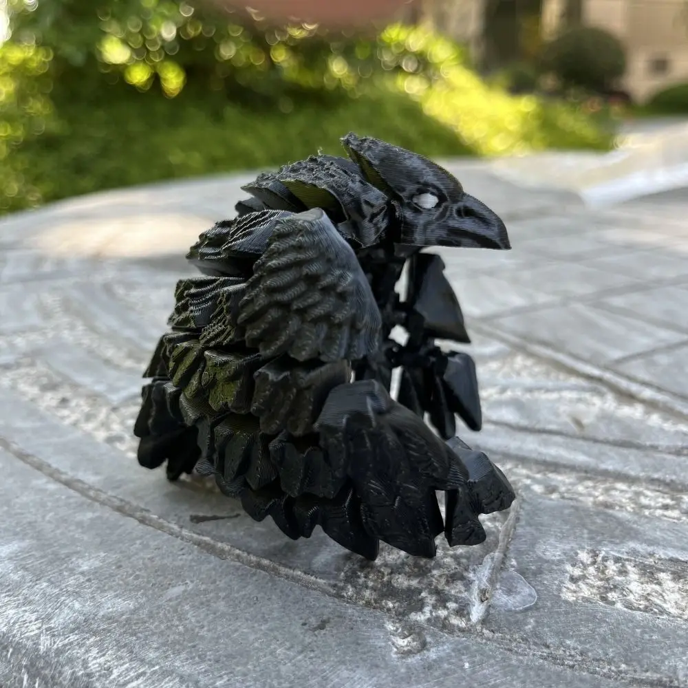 Multi-Giunto 3D Stampato Aquila Ornamento di Plastica Stampa 3D Multi Giunto Giocattoli Animali Modello di Novità Bambola Aquila Giocattolo di Simulazione