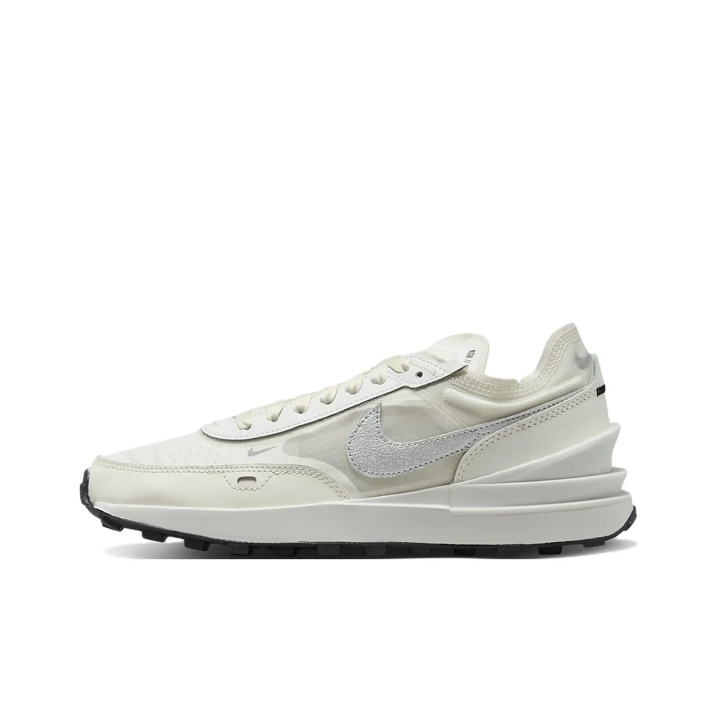Nike Waffle One Casual Shoes Women's Low Top Gray White FB1298-100