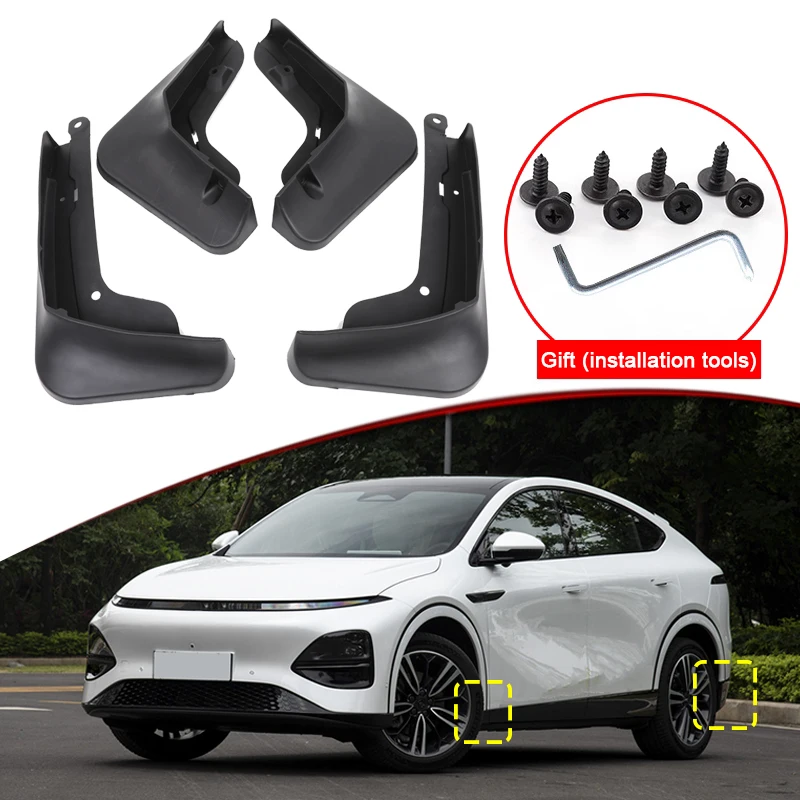 

Car Styling Fit For XPENG G6 2023 2024 2025 ABS Car Mud Flaps Splash Guard Mudguards MudFlaps Front Rear Fender Auto Accessories