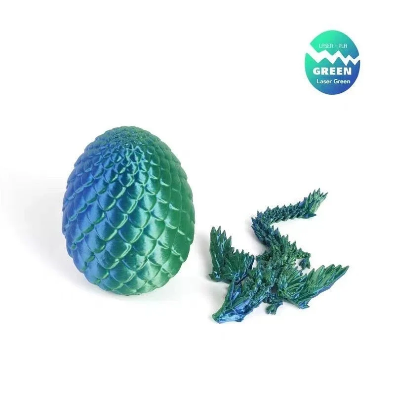 3D-gedrucktes Drachen-Ornament, Desktop-Ornament, 3D-gedruckte Tiere, Heimbüro, Basteln, gedruckte Figuren, Weihnachtsgeschenke, 22 cm
