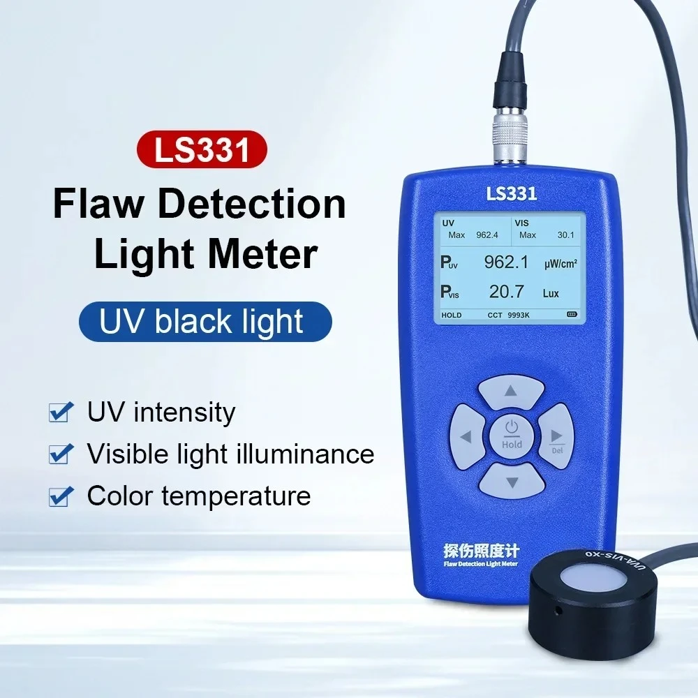 LS331 Flaw Detection Light Meter 365nm UV Radiometer Digital Lux Tester Black Light Meter