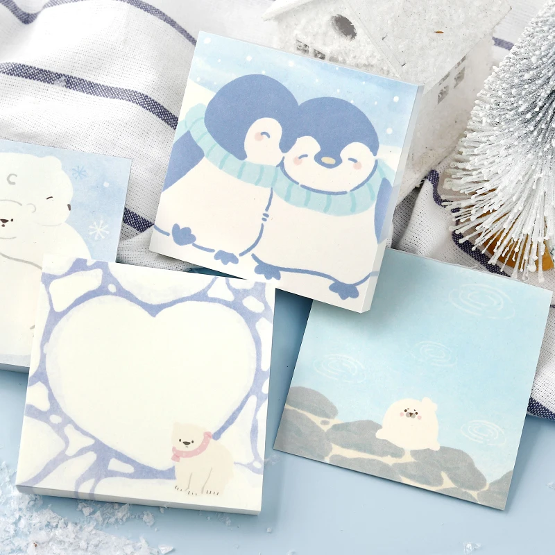 

100 шт. милых стикеров с животными, эстетичные канцелярские товары для ежедневного использования, стикеры-закладки для скрапбукинга и дневников, офисные принадлежности