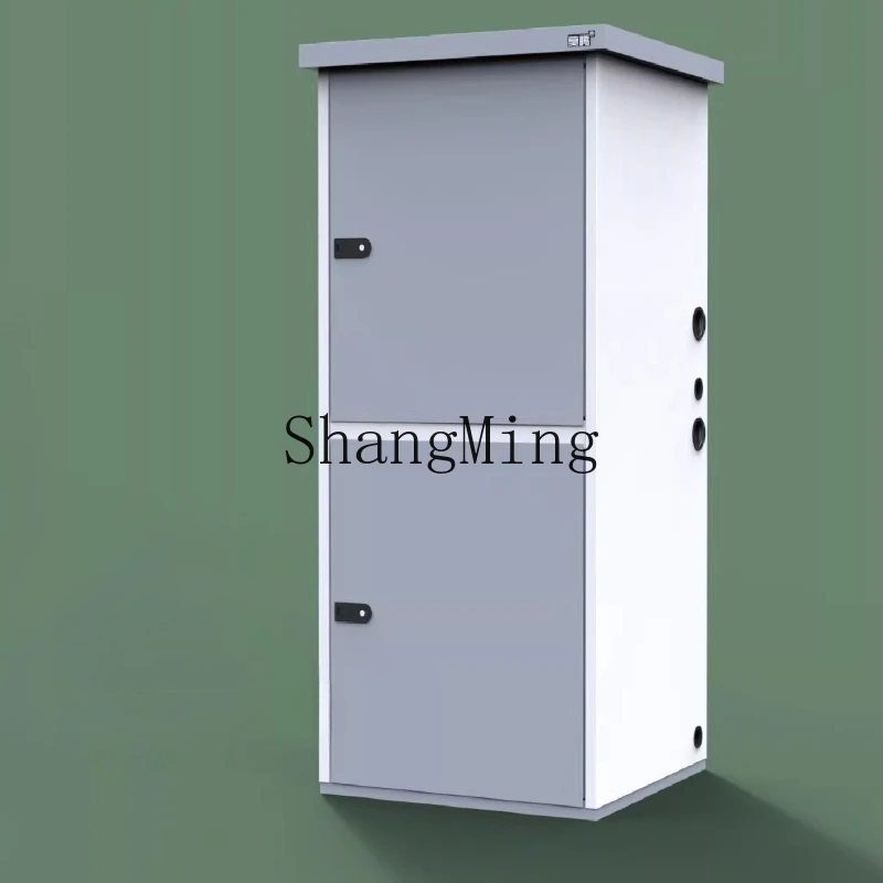 

FG outdoor washing machine dryer cabinet stacked and discharged drum rainproof, sunscreen and moisture proof