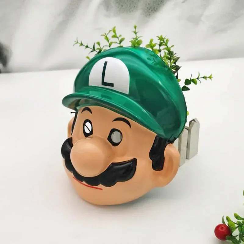 Super Mario Bros Anime Figures Mario Luigi Party Masks Cartoon Mask for Children Birthday Party Theme Decorations Supplies Gfits