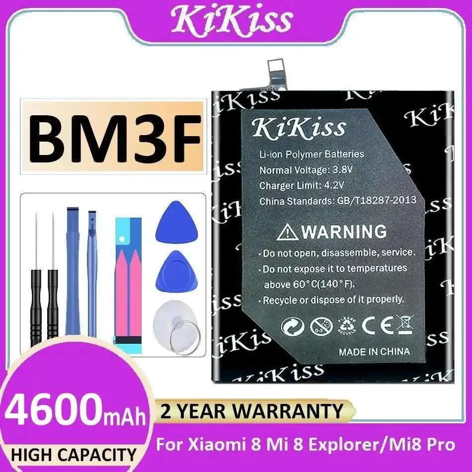 

For Xiaomi 8 MI Explorer Mi8 Pro BM3F 4600Mah High Capacity Mobile Phone Battery