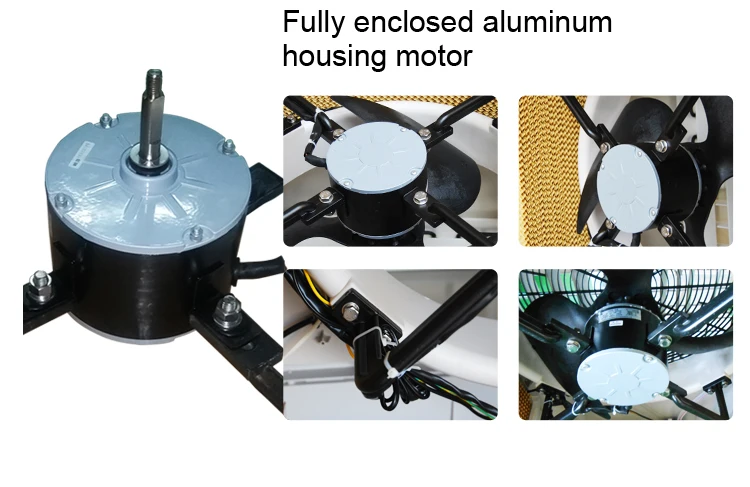 8000 m3/u draagbare verdampingsluchtkoeler, beter dan zonne-airconditioner