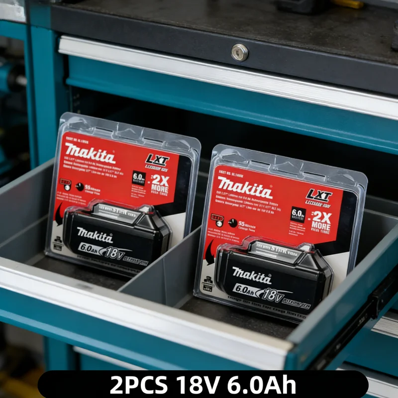 

100% Original Makita 18V 6.0Ah Rechargeable Battery For Makita BL1830 BL1830B BL1840 BL1840B BL1850 BL1850B Power Tools Battery