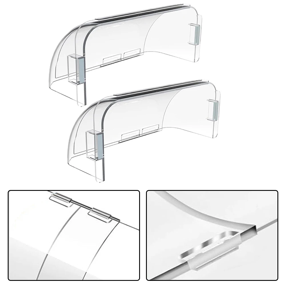 Magnetic Air & Hear Deflectors Adjustable Floor Vent Deflector Air Circulation Cold Air Deflector Wind Outlet Baffle