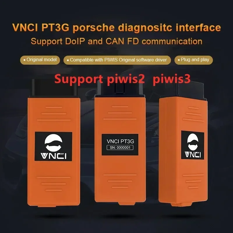 VNCI PT3G PT4G for PorscheTester support DoIP CANFD Compatible with OEMPIWIS3 software driver,can be replacement OEM PT3/4G tool